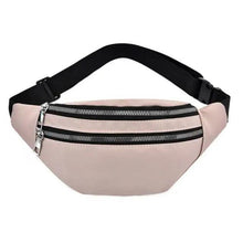Load image into Gallery viewer, Waterproof Travel Unisex Fanny Pack Simple Design Waist Bags Fashion Bum Bag Trendy  Cross Body Chest Bags
