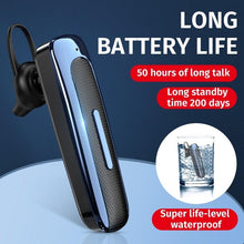 Load image into Gallery viewer, Waterproof Wireless Bluetooth Earphone Handsfree Earbuds Voice Answer in Ear Earbuds For Driving Running Headset With Mic Comfortable Ergonomic Design For Outdoor Workout Long Standby Earbuds Compatible With Smartphones
