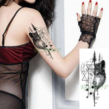 Load image into Gallery viewer, Waterproof Womens Temporary Sticker Tattoo Flower Rose Realistic Sketches For Arm Hand
