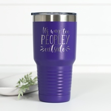 Load image into Gallery viewer, Too Peopley Outside 30 oz Engraved Tumbler
