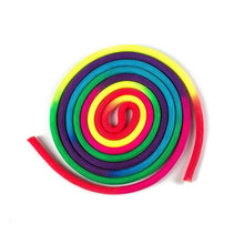 Load image into Gallery viewer, Wear-resistant Yoga Competition Jump Rope Training Exercise Fitness Indoor Outdoor Artistic Gymnastics Rainbow Color Rhythmic Gymnastics Arts Rope Solid Training Rope For Professional Competition Home Fitness
