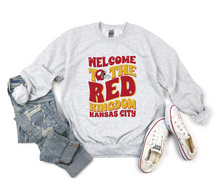 Load image into Gallery viewer, Welcome to the Red Kingdom Retro Tee OR Sweatshirt
