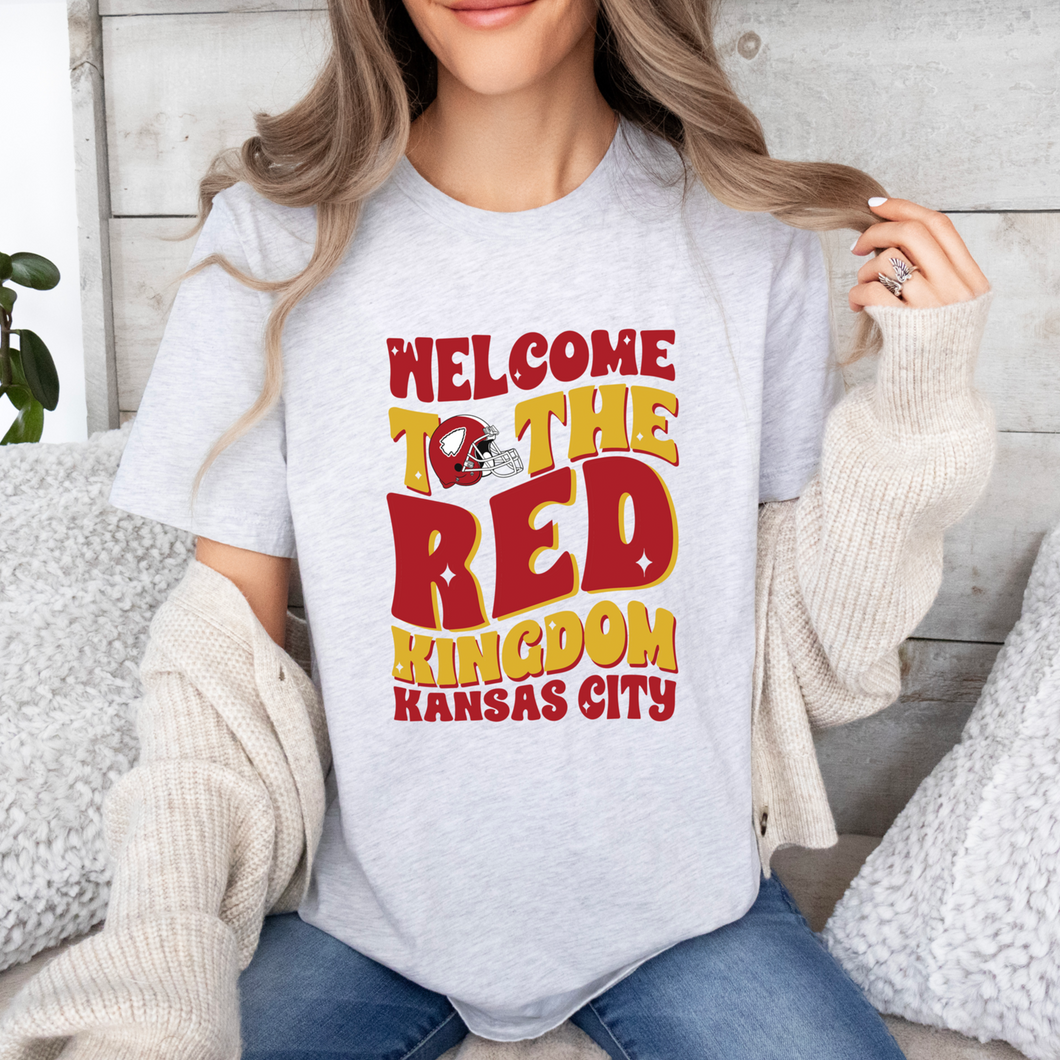 Welcome to the Red Kingdom Retro Tee OR Sweatshirt