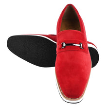 Load image into Gallery viewer, Welkar Men Velvet Causal Buckle Slip-On Loafers Shoes
