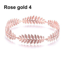 Load image into Gallery viewer, Western Fashion Retro Hair Bands For Women Wedding Metal Gold Leaf Butterfly Hair Headbands Girls Bride Gorgeous Hair Accessories For Women
