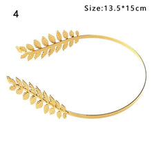 Load image into Gallery viewer, Western Fashion Retro Hair Bands For Women Wedding Metal Gold Leaf Butterfly Hair Headbands Girls Bride Gorgeous Hair Accessories For Women

