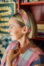Load image into Gallery viewer, Whimsy Plaid - Knotted Headband

