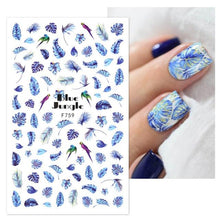 Load image into Gallery viewer, White Embossed Flower Lace 5D Sticker Decal Wedding Nail Art Designs Floral Flower Transfer Decal  Geometry  3D Wave Design Decoration for Women Girls Tape Nail Art Stickers Decal Decoration Geometry Transfer Decals Nail Art Decorations Decoration Decal
