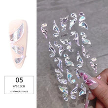 Load image into Gallery viewer, White Embossed Flower Lace 5D Sticker Decal Wedding Nail Art Designs Floral Flower Transfer Decal  Geometry  3D Wave Design Decoration for Women Girls Tape Nail Art Stickers Decal Decoration Geometry Transfer Decals Nail Art Decorations Decoration Decal
