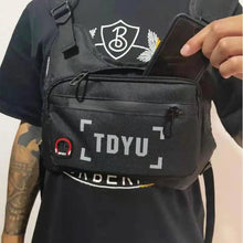 Load image into Gallery viewer, White Fashion Men Lightweight Chest Bag Running Pack For Workouts Running Phone Holder With Extra Storage Minimalist Design

