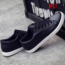 Load image into Gallery viewer, White Summer Womens Sneakers Trainers White Leather Canvas Shoes Tenis Classic Casual Cotton Slip On Canvas Comfortable Walking Flats Sneakers

