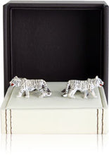 Load image into Gallery viewer, White Tiger Cufflinks
