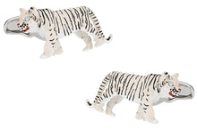 Load image into Gallery viewer, White Tiger Cufflinks
