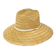 Load image into Gallery viewer, Peter Grimm White Shark - Rye Straw Lifeguard Hat
