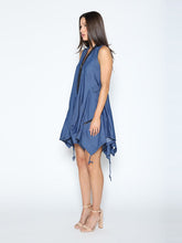Load image into Gallery viewer, Wide Hem Sleeveless Denim Dress
