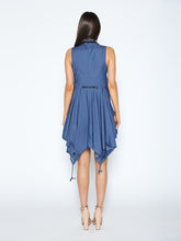 Load image into Gallery viewer, Wide Hem Sleeveless Denim Dress

