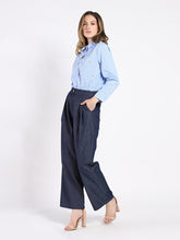 Load image into Gallery viewer, Wide-Leg Denim Pants
