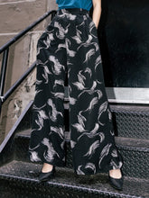 Load image into Gallery viewer, Wide Leg Prinetd Viscose Pants
