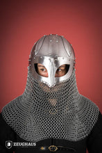 Load image into Gallery viewer, Viking Spectacle Helmet with Aventail 1,6mm Polished
