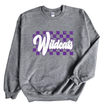 Load image into Gallery viewer, Wildcats Groovy Checker Tee or Sweatshirt
