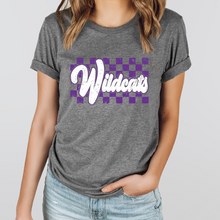 Load image into Gallery viewer, Wildcats Groovy Checker Tee or Sweatshirt
