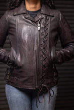 Load image into Gallery viewer, Wildside - Women's Motorcycle Leather Jacket
