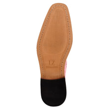 Load image into Gallery viewer, William Genuine Leather Two Tonned Lizard/Ostrich Print Oxford Shoes
