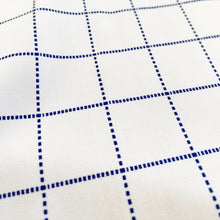 Load image into Gallery viewer, goTIELESS Ultimate Dress Shirt (White/Navy Windowpane)
