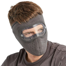 Load image into Gallery viewer, Windproof Anti Dust Face Mask Cycling Ski Breathable Masks Fleece Face Shield Hood Caps with HD Goggles Cycling Cap Balaclava  Skating Hat Motorbike Biker Racing Breather Mask Tactical Airsoft Cap Scarf Mask Ski Hat Spring Summer For Men Women
