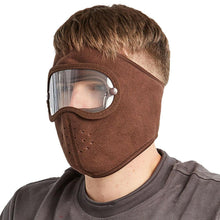 Load image into Gallery viewer, Windproof Anti Dust Face Mask Cycling Ski Breathable Masks Fleece Face Shield Hood Caps with HD Goggles Cycling Cap Balaclava  Skating Hat Motorbike Biker Racing Breather Mask Tactical Airsoft Cap Scarf Mask Ski Hat Spring Summer For Men Women
