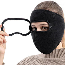 Load image into Gallery viewer, Windproof Anti Dust Face Mask Cycling Ski Breathable Masks Fleece Face Shield Hood Caps with HD Goggles Cycling Cap Balaclava  Skating Hat Motorbike Biker Racing Breather Mask Tactical Airsoft Cap Scarf Mask Ski Hat Spring Summer For Men Women
