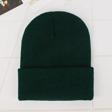 Load image into Gallery viewer, Winter Beanie Hats For Men And Women One Size Beanies Knitted Solid Cool Hat Girls Autumn Female Beanie Warm Comfortable Soft Casual Cap For Cold Weather
