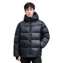 Load image into Gallery viewer, Winter Black Gold Down Jacket Couple Style
