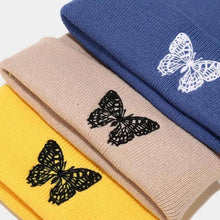 Load image into Gallery viewer, Winter Comfortable Butterfly Warm Caps Soft Elastic Outdoor Elegant Cap For Women And Men Stretchy Cold Weather Caps
