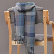 Load image into Gallery viewer, Winter Fashion Outdoor Plaid Soft Scarf Unisex Shawl Scarfs Warm Lightweight Wrap Muffler Elegant Cashmere Hijab Stylish Scarf Tassels For Women Men 185*35cm
