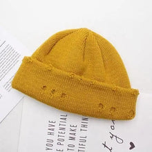 Load image into Gallery viewer, Winter Hat Women Knitted Fashion Warm Thick Hat Autumn Hip Hop Hole Beanies Unisex Basic Cap For Both Men Women Knitted Beanies Fashion Warm Hat
