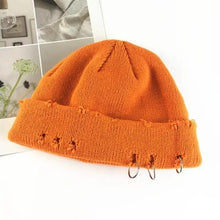 Load image into Gallery viewer, Winter Hat Women Knitted Fashion Warm Thick Hat Autumn Hip Hop Hole Beanies Unisex Basic Cap For Both Men Women Knitted Beanies Fashion Warm Hat
