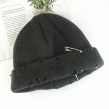 Load image into Gallery viewer, Winter Hat Women Knitted Fashion Warm Thick Hat Autumn Hip Hop Hole Beanies Unisex Basic Cap For Both Men Women Knitted Beanies Fashion Warm Hat
