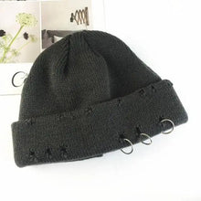 Load image into Gallery viewer, Winter Hat Women Knitted Fashion Warm Thick Hat Autumn Hip Hop Hole Beanies Unisex Basic Cap For Both Men Women Knitted Beanies Fashion Warm Hat
