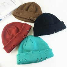Load image into Gallery viewer, Winter Hat Women Knitted Fashion Warm Thick Hat Autumn Hip Hop Hole Beanies Unisex Basic Cap For Both Men Women Knitted Beanies Fashion Warm Hat
