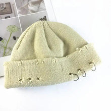 Load image into Gallery viewer, Winter Hat Women Knitted Fashion Warm Thick Hat Autumn Hip Hop Hole Beanies Unisex Basic Cap For Both Men Women Knitted Beanies Fashion Warm Hat
