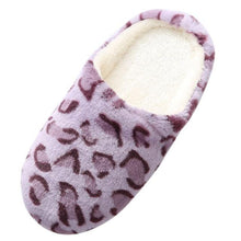 Load image into Gallery viewer, Winter Home Slippers Women Cotton Shoes Soft Plush Indoor Slippers Shoes For Women Men Couple Warm Fur Slippers Cute Comfy Fuzzy Knitted Memory Foam Slip On House Slippers
