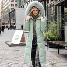 Load image into Gallery viewer, Winter Long Coat with Thickened Fur Collar
