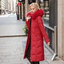 Load image into Gallery viewer, Winter Long Coat with Thickened Fur Collar
