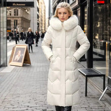 Load image into Gallery viewer, Winter Long Coat with Thickened Fur Collar

