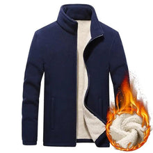 Load image into Gallery viewer, Winter Mens Jackets Thick Fleece Jackets Men Jackets Solid Casual Male Coats Clothing Men's Thickened Fleece Jackets New Trendy Up Unique Design Simple Jacket For Men Stylish Men's Fashion Clothing
