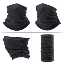 Load image into Gallery viewer, Winter Neck Warmer Gaiter Bandana Mask Tube Scarf Fleece Half Face Cover Sports Thermal Ski Hunting Cycling Snowboard Men Women Mask Headwear Scarf Bandana Hood Half Breathable Dustproof Hang-Ear Cap Bike Headbands Face Cover
