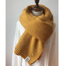 Load image into Gallery viewer, Winter Soft Solid Thicken Soft Lightweight  Warm Scarf Cashmere Scarves Pashmina Shawls Wraps Scarves Pashmina Shawls Wraps Knitted Wool Long Scarf Women
