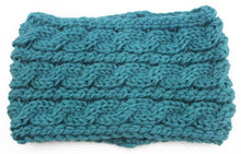 Load image into Gallery viewer, Winter Soft Wool Knit Warm Lightweight Ear Protection Crochet Headbands Elegant Turban Outdoor Sports Headwear Hair Ribbons Hair Accessories For Girl
