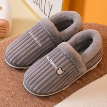 Load image into Gallery viewer, Winter Warm Home Slippers Women Cat Non-Slip Home Shoes Indoor Floor Bedroom Couple Plush House Slippers Comfort Plush Cute House Lucky Cat Warm Indoor Home Shoes
